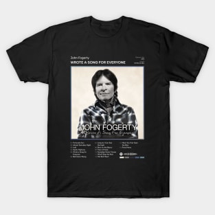 John Fogerty - Wrote A Song For Everyone Tracklist Album T-Shirt